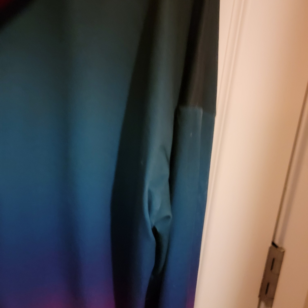 NWT WOMENS Lily by firmiana hooded activewear ombre jacket sz XL. - Picture 2 of 12